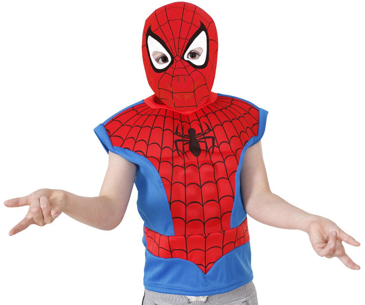 Kids Spiderman Dress Up Set Superhero Costume