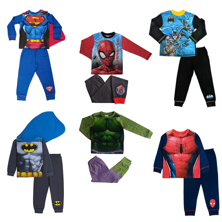 Official Boys Superhero Character Pyjamas