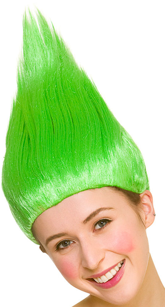 Green Troll Wig Costume Accessory