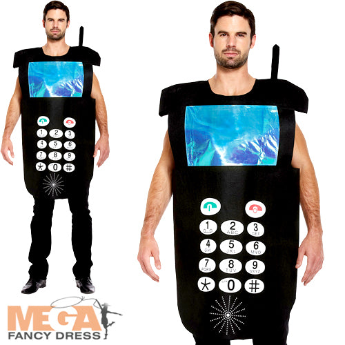 Mobile Man Costume Technology-Themed Outfit