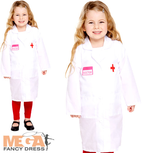 Doctor Girl Toddlers Medical Professional Costume