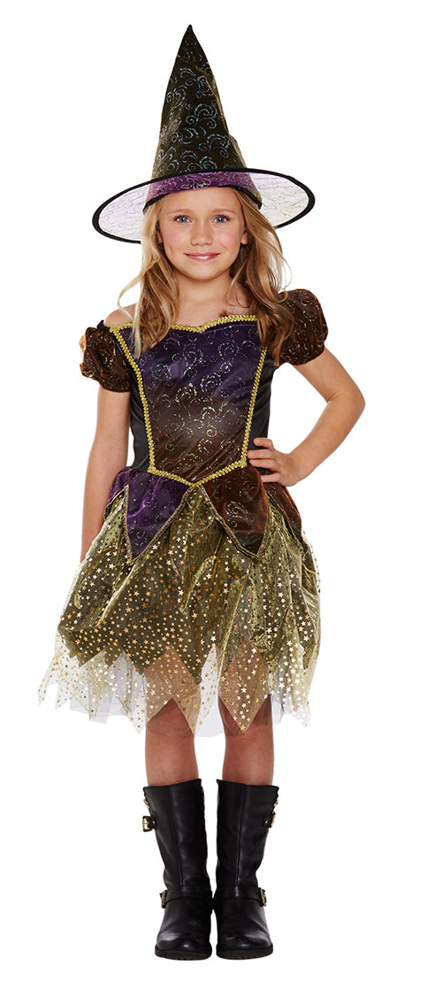Magical Witch Girls Enchanted Sorceress Costume