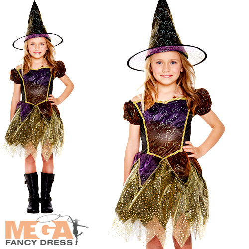 Magical Witch Girls Enchanted Sorceress Costume