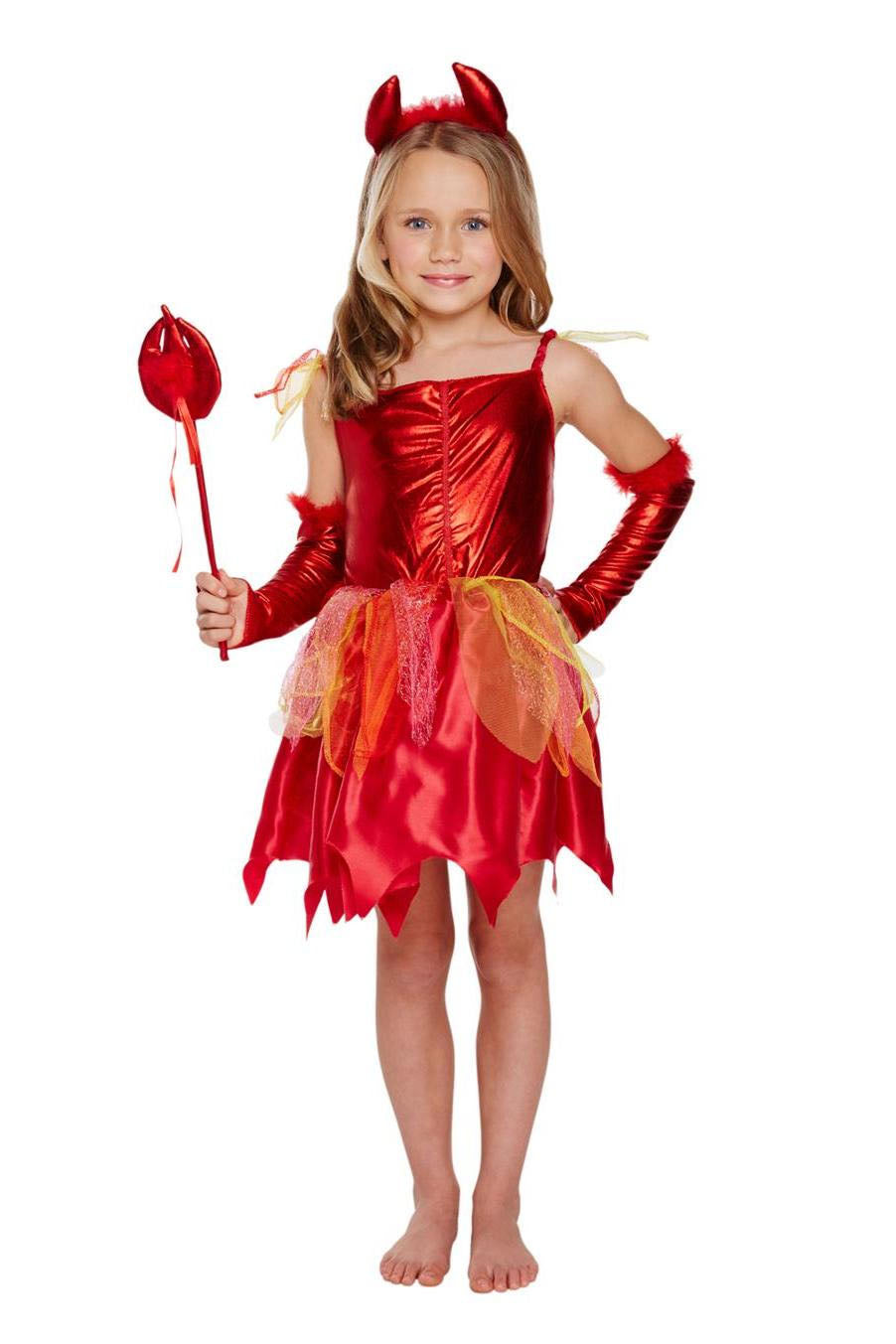 Devil Kids Fiery Hellish Creature Costume