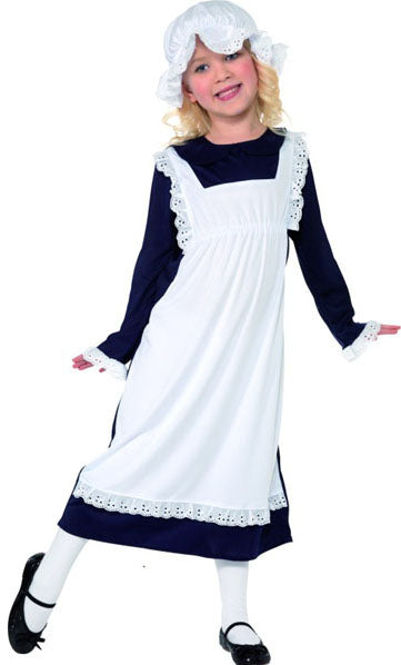 Historical Poor Victorian Girls Fancy Dress Costume