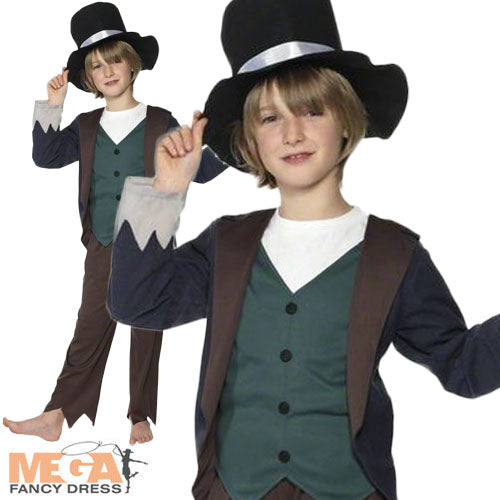 Boys Victorian Poor Dickens World Book Day Costume