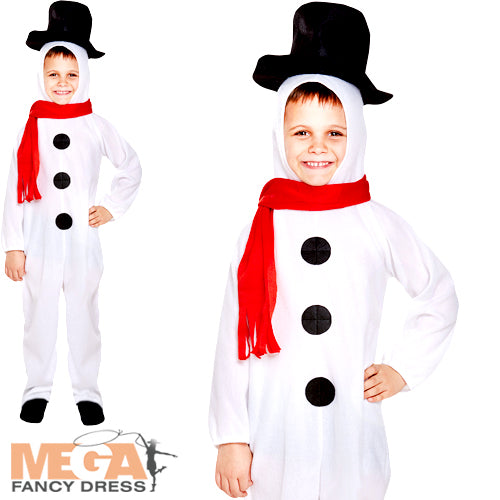 Snowman Kids Chilly Winter Friend Costume