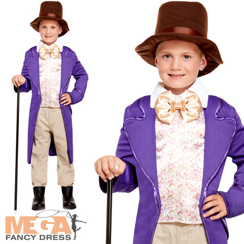Chocolate Factory Child's Whimsical Worker Costume