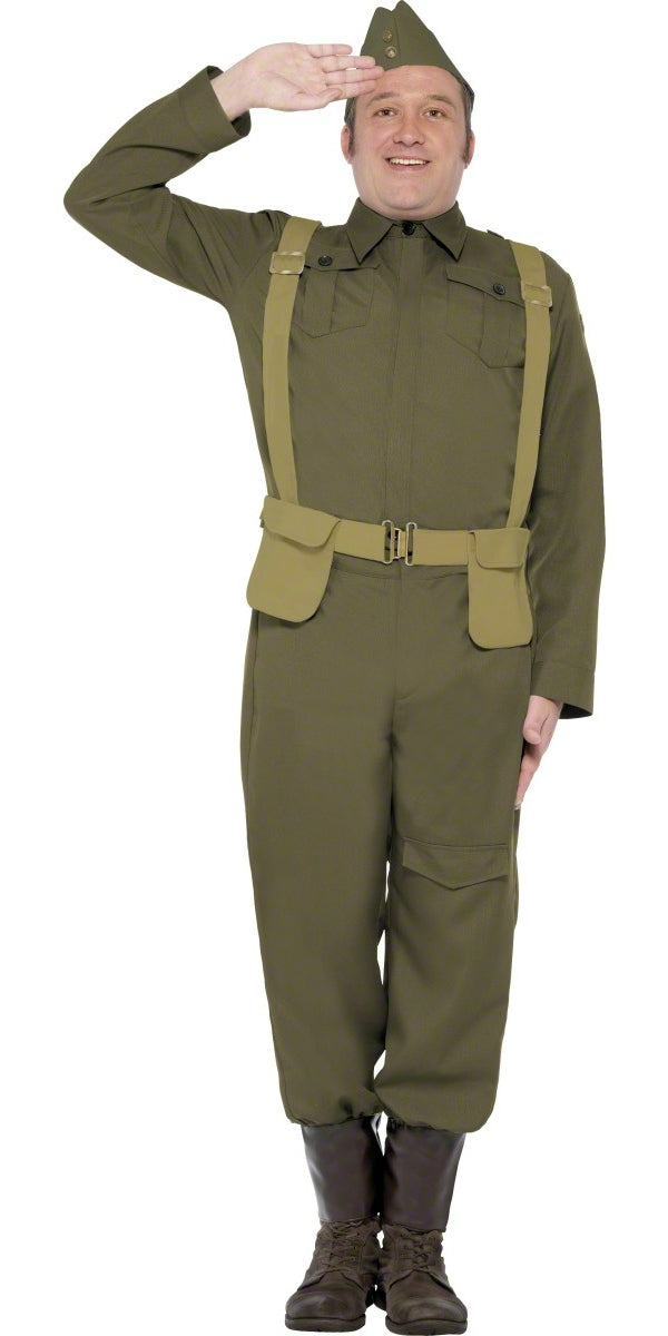Mens 1940s WW2 Home Guard Dads Army Costume